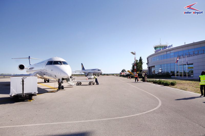 luchthaven Zadar vertrek