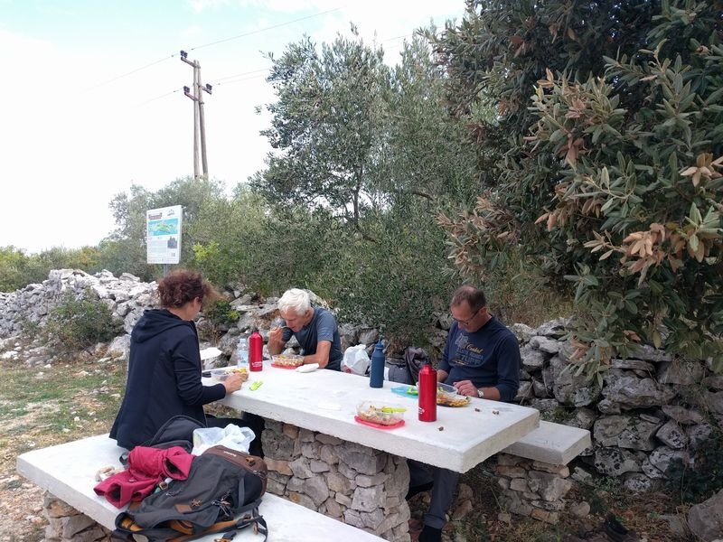 picnick op het eiland Ugljan