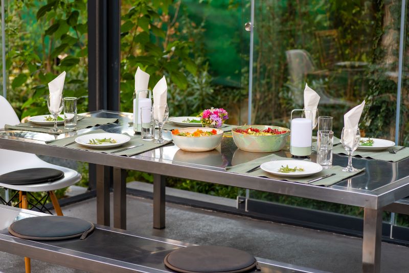 tafel voor vegetarisch eten in Zadar